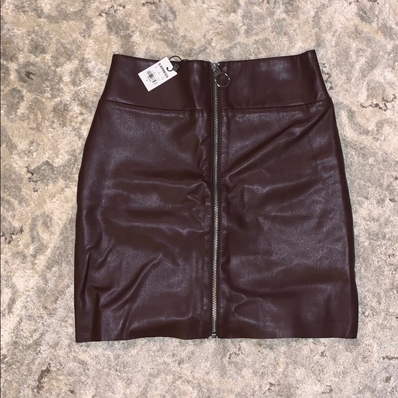 Express Dresses & Skirts - NWT Express Faux Leather Skirt